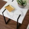 Wennan Modern Faux Marble End Table Black/White - Aiden Lane -Side Tables Sales unnamed file 5767