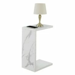 Northfield Admiral C End Table White Faux Marble - Breighton Home 5 Northfield Admiral C End Table White Faux Marble - Breighton Home -Side Tables Sales unnamed file 5789