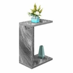 Northfield Admiral C End Table Gray Faux Marble - Breighton Home -Side Tables Sales unnamed file 5791