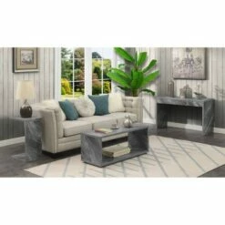 Northfield Admiral C End Table Gray Faux Marble - Breighton Home -Side Tables Sales unnamed file 5793
