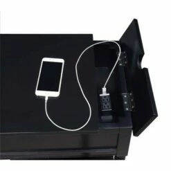 Breighton Home Country Oxford End Table with Charging Station - Johar Furniture Black 17 Breighton Home Country Oxford End Table with Charging Station - Johar Furniture Black -Side Tables Sales unnamed file 5813