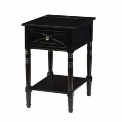 Breighton Home Country Oxford End Table with Charging Station - Johar Furniture Black 19 Breighton Home Country Oxford End Table with Charging Station - Johar Furniture Black -Side Tables Sales unnamed file 5815