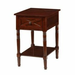 Breighton Home Country Oxford End Table with Charging Station - Johar Furniture Black 21 Breighton Home Country Oxford End Table with Charging Station - Johar Furniture Black -Side Tables Sales unnamed file 5817
