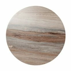Loxdid Round Faux Marble End Table Brown - Aiden Lane -Side Tables Sales unnamed file 5840