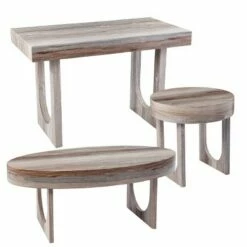 Loxdid Round Faux Marble End Table Brown - Aiden Lane -Side Tables Sales unnamed file 5844