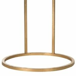 Calvin Round Gold Leaf End Table - Gold/Mirror - Safavieh -Side Tables Sales unnamed file 5847