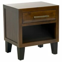 Luna Acacia Wood End Table - Christopher Knight Home Mahogany -Side Tables Sales unnamed file 5852