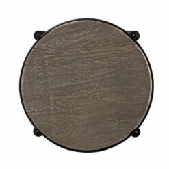 Ulsing Round End Table Black/Gray - Aiden Lane -Side Tables Sales unnamed file 5858