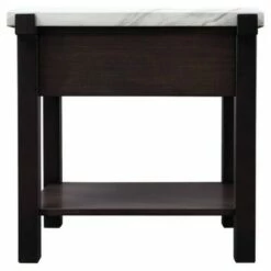Janilly Chairside End Table Dark Brown/White - Signature Design by Ashley -Side Tables Sales unnamed file 5874