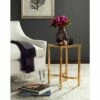 Gellert End Table Gold/Mirror - Safavieh