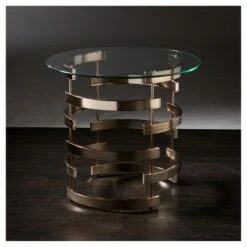 Bevmar End Table - Champagne - Aiden Lane 7 Bevmar End Table - Champagne - Aiden Lane -Side Tables Sales unnamed file 5888
