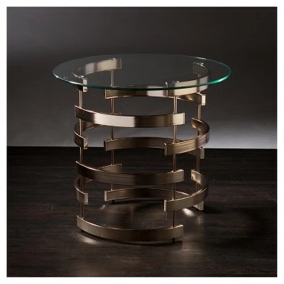 Bevmar End Table - Champagne - Aiden Lane 5 Bevmar End Table - Champagne - Aiden Lane - Image 3