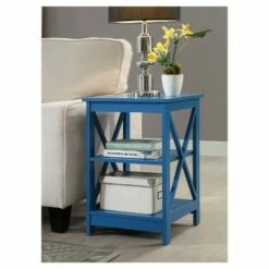 Oxford End Table Blue - Breighton Home -Side Tables Sales unnamed file 5892