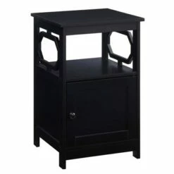 Omega End Table with Cabinet - Breighton Home Espresso -Side Tables Sales unnamed file 5896