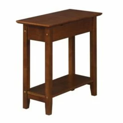 American Heritage Flip Top End Table with Charging Station and Shelf - Breighton Home Faux Birch/black -Side Tables Sales unnamed file 5926