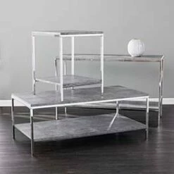 Lyrrax Faux Concrete End Table Gray - Aiden Lane -Side Tables Sales unnamed file 5944