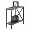 Breighton Home Johar Furniture Tucson Wedge End Table Black -Side Tables Sales unnamed file 5945