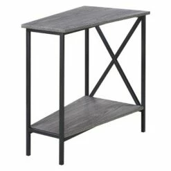 Breighton Home Johar Furniture Tucson Wedge End Table Black -Side Tables Sales unnamed file 5947
