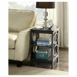 Omega End Table Black - Breighton Home -Side Tables Sales unnamed file 5975