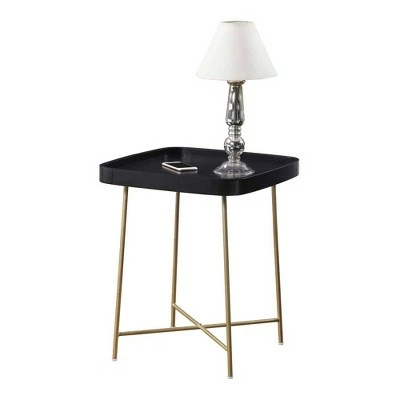 Lunar End Table - Breighton Home White/gold 4 Lunar End Table - Breighton Home White/gold - Image 2