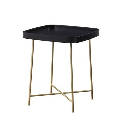 Lunar End Table - Breighton Home White/gold 6 Lunar End Table - Breighton Home White/gold - Image 4