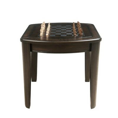 Steve Silver Co. Diletta Game End Table with Chessboard Dark Walnut - Steve Silver 3 Steve Silver Co. Diletta Game End Table with Chessboard Dark Walnut - Steve Silver