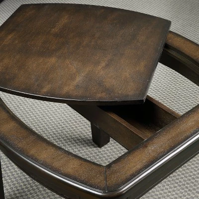 Steve Silver Co. Diletta Game End Table with Chessboard Dark Walnut - Steve Silver 6 Steve Silver Co. Diletta Game End Table with Chessboard Dark Walnut - Steve Silver - Image 4