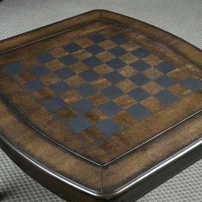 Steve Silver Co. Diletta Game End Table with Chessboard Dark Walnut - Steve Silver 7 Steve Silver Co. Diletta Game End Table with Chessboard Dark Walnut - Steve Silver - Image 5
