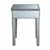 Gold Coast Mirrored End Table with Drawer Weathered White - Breighton Home 1 Gold Coast Mirrored End Table with Drawer Weathered White - Breighton Home -Side Tables Sales unnamed file 5993