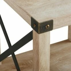 Set of 2 Sophie Rustic Farmhouse X Frame Side Tables - Saracina Home White Oak -Side Tables Sales unnamed file 6