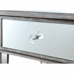 Gold Coast Mirrored End Table with Drawer Weathered Gray - Breighton Home -Side Tables Sales unnamed file 6009