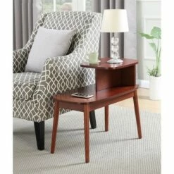 Maxwell Mid-Century Modern End Table Mahogany - Breighton Home -Side Tables Sales unnamed file 6022