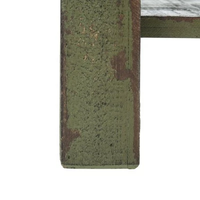 Alfred End Table with Storage Drawer - Antique Green - Safavieh 11 Alfred End Table with Storage Drawer - Antique Green - Safavieh - Image 9