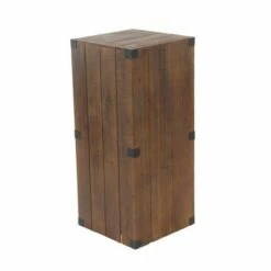 Olivia & May Set of 5 Farmhouse Wood Pedestal Tables Brown - Olivia & May 13 Olivia & May Set of 5 Farmhouse Wood Pedestal Tables Brown - Olivia & May -Side Tables Sales unnamed file 605