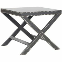 Janine X End Table - Gray - Safavieh -Side Tables Sales unnamed file 6064