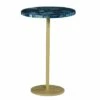 Oceana Round Chairside End Table Agate Blue - Steve Silver Co. -Side Tables Sales unnamed file 6078