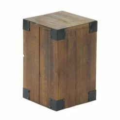 Olivia & May Set of 5 Farmhouse Wood Pedestal Tables Brown - Olivia & May 16 Olivia & May Set of 5 Farmhouse Wood Pedestal Tables Brown - Olivia & May -Side Tables Sales unnamed file 608