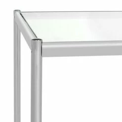 Lilias Glass End Table Chrome - Safavieh -Side Tables Sales unnamed file 6104