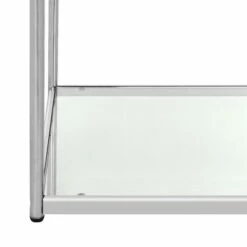 Lilias Glass End Table Chrome - Safavieh -Side Tables Sales unnamed file 6106