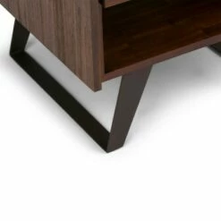 22" Mitchell Solid Acacia Wood End Table Distressed Charcoal Brown - WyndenHall -Side Tables Sales unnamed file 6116