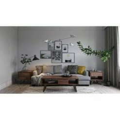 22" Mitchell Solid Acacia Wood End Table Distressed Charcoal Brown - WyndenHall -Side Tables Sales unnamed file 6119