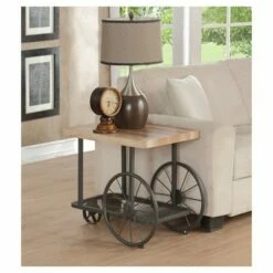 End Table Oak Gray - Acme Furniture