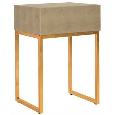 End Table Light Taupe - Safavieh 7 End Table Light Taupe - Safavieh - Image 5
