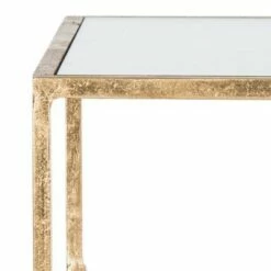 Vera End Table - Gold / Mirror - Safavieh -Side Tables Sales unnamed file 6141