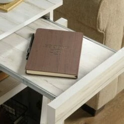 Dakota Pass End Table White Plank - Sauder -Side Tables Sales unnamed file 6145