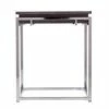 Lallstin Square End Table Silver - Aiden Lane