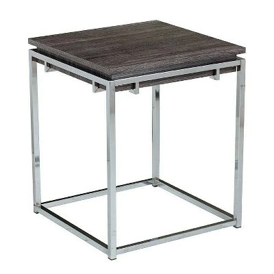 Lallstin Square End Table Silver - Aiden Lane 4 Lallstin Square End Table Silver - Aiden Lane - Image 2