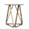 Tainbin Round End Table Champagne - Aiden Lane -Side Tables Sales unnamed file 6207