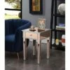 Gold Coast Mirrored End Table with Drawer Silver/Rose - Breighton Home -Side Tables Sales unnamed file 6216