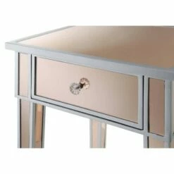 Gold Coast Mirrored End Table with Drawer Silver/Rose - Breighton Home -Side Tables Sales unnamed file 6218